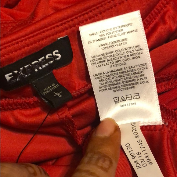 ❤️Express Open Leg Red Jumpsuit ❤️ - Picture 7 of 8